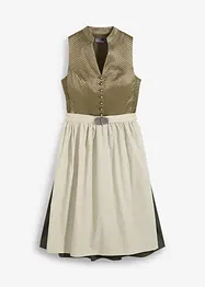 Dirndl mit Bequem-Effekt, knieumspielend (2-tlg. Set), bonprix