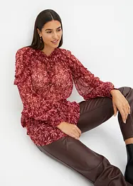 Chiffonbluse mit Rüschen, bonprix