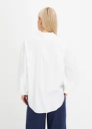 Oversize-Bluse aus reiner Baumwolle, bonprix