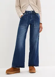 Cargo-Jeans Mid Waist, bonprix