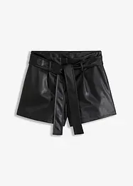 Lederimitat Shorts, bonprix