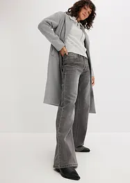 Wide-Leg-Jeans, Mid Waist, Stretch, bonprix