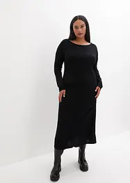 Maxi-Strickkleid aus Viskose-Mix, bonprix