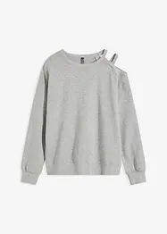 Oversized Sweatshirt mit Cut-Out, bonprix