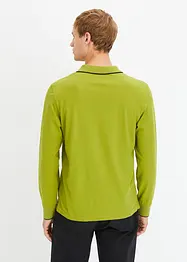 Langarm - Poloshirt aus Bio-Baumwolle, bonprix