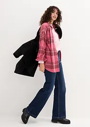 Wide-Leg-Jeans Mid Waist, bonprix