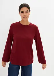 Essential Langarmshirt, schwere Baumwollqualität, bonprix PREMIUM