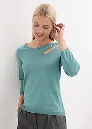 Pullover mit Detail, bonprix