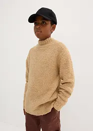 Jungen Bouclé Strickpullover, bonprix