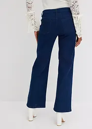 Wide-Leg-Jeans Mid Waist, bonprix