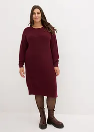 Oversize-Strickkleid aus Rippstrick, bonprix