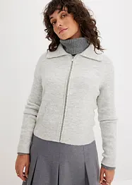 Cardigan mit Reißverschluss, bonprix