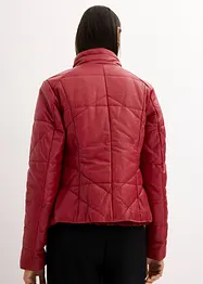 Leder-Steppjacke aus Lammnappa, bonprix