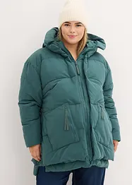 Oversize Winterjacke mit Kapuze aus recyceltem Polyester, bonprix