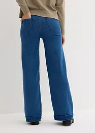 Wide-Leg-Jeans High Waist, Bequembund, bonprix