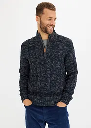 Troyer Pullover mit Reißverschluss, bonprix