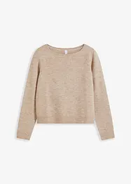 Strickpullover mit U-Boot-Ausschnitt, bonprix