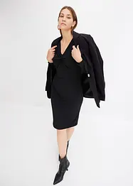 Jerseykleid mit Schulterpolster, bonprix