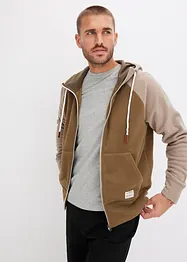 Fleecejacke mit Kapuze, bonprix