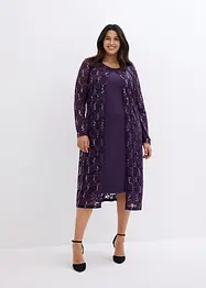Kleid mit Spitze (2-tlg. Set), bonprix