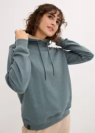 Kapuzensweatshirt aus Baumwoll-Mix und Teddy-Futter, bonprix