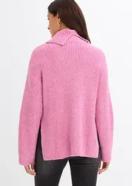 Rollkragenpullover mit Seitenschlitzen, bonprix