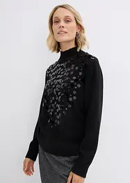 Pullover mit Pailetten, bonprix