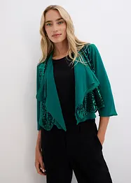 Chiffon-Bolero mit Pailetten, bonprix