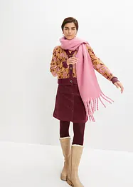 Geblümte Grobstrickjacke, bonprix