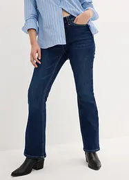 Bootcut Jeans Mid Waist, Thermo Super Kuschel, bonprix