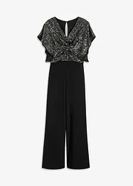 Jumpsuit mit Pailletten, bonprix