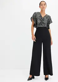 Jumpsuit mit Pailletten, bonprix