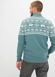 Norweger Strickjacke aus reiner Baumwolle, bonprix
