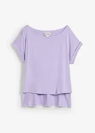 Oversize-Shirt aus fließender Viskose, bonprix