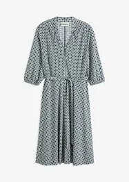 Jersey-Blusenkleid mit Bindeband (2.tlg-Set), bonprix
