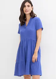 Gestreiftes Kleid aus Musselin, bonprix