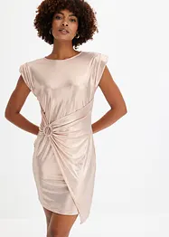 Minikleid mit dekorativer Spange, bonprix