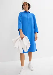 Hemdblusenkleid aus Musselin, bonprix