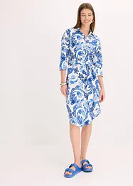 Hemdblusenkleid aus Baumwoll-Mix, bonprix