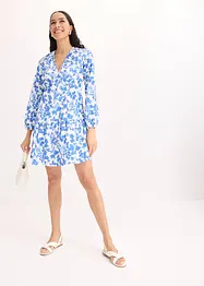 Jerseykleid aus strukturiertem Crêpe, bonprix
