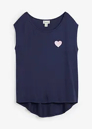 Vokuhila-Shirt aus fließendem Viskosemix, bonprix