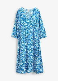 Kleid in Midilänge aus fließender Viskose, bonprix