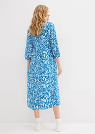Kleid in Midilänge aus fließender Viskose, bonprix