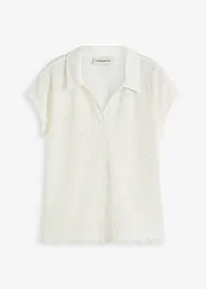 Poloshirt mit Spitze, bonprix