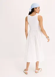 Jerseykleid im Materialmix, bonprix