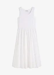 Jerseykleid im Materialmix, bonprix
