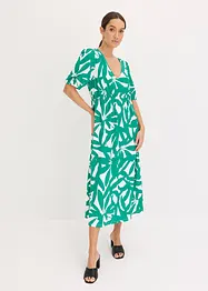 Midikleid mit Puffärmeln, bonprix