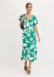 Midikleid mit Flügelärmeln, bonprix