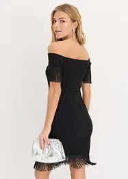 Jerseykleid mit Fransen, bonprix
