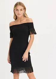 Jerseykleid mit Fransen, bonprix